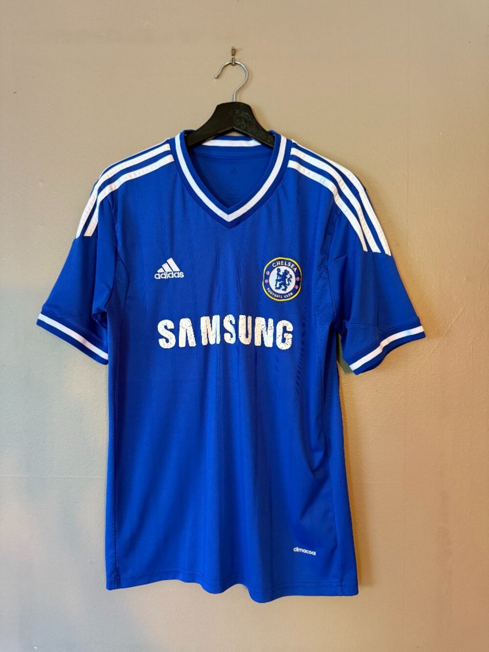 Chelsea FC Adidas 2013/14 Home Soccer Jersey Blue Men’s M Samsung